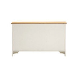 Seconique Bordeaux 2 Door 3 Drawer Sideboard Ivory Oak Fully Assembled - thumbnail 5