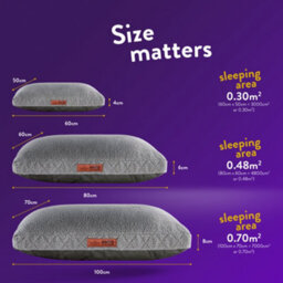 Slumberdown Paws For Slumber Sherpa Pet Bed Cover, Light Grey, Small - thumbnail 8