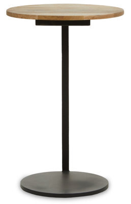 Orsina Modern Side Table, Wood Top Side Table, Metal And Wood Side Table, Contemporary Side Table For Living Room - image 1