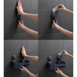Bathroom Shelf Soap Toothbrush Suction Set - thumbnail 6