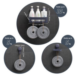Bathroom Shelf Soap Toothbrush Suction Set - thumbnail 2