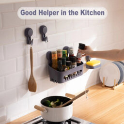 Bathroom Shelf Soap Toothbrush Suction Set - thumbnail 4