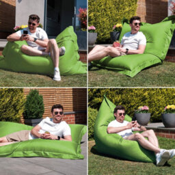 Icon Giant Indoor Outdoor Bean Bag Floor Cushion Lime - thumbnail 2