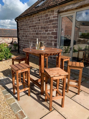 Charles Taylor Trading Charles Taylor Alfresco Bar Set Six Seater