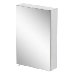 Aveli Single Door Bathroom Mirror Cabinet Cupboard Stainless Steel Wall Mounted 400mm - thumbnail 6
