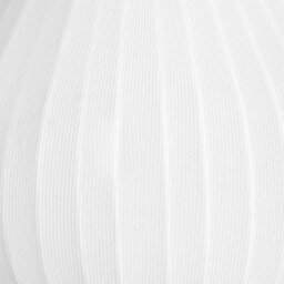 Wyld And Coco Ribbed Fabric Pendant Lamp White - Diffused Soft Light For Living And Dining (W30 X D30 X H92Cm) - thumbnail 8