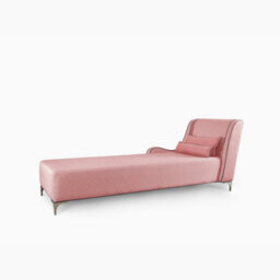 Emelda Grace Phluid Chaise Longue - Pink - thumbnail 2