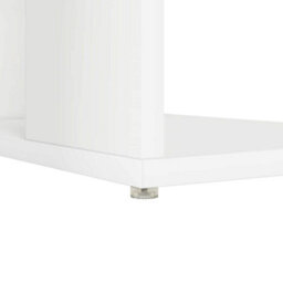 Berkfield White Computer Desk White Particle Board Medium Storage - thumbnail 8