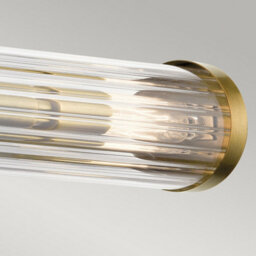 Luminosa Lighting Luminosa Kichler Azores Bathroom Wall Lamp Natural Brass, Ip44 - thumbnail 4