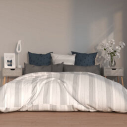 Berkfield Modern Bedside Cabinets 2 Pcs Concrete Grey 40X40X56 Cm Engineered Wood - thumbnail 2