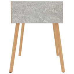 Berkfield Modern Bedside Cabinets 2 Pcs Concrete Grey 40X40X56 Cm Engineered Wood - thumbnail 4