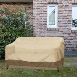 Outdoor Sofa Cover, Waterproof Garden Uv Resistant Chair Fabric Loveseat Bench Cover 147X83X79 Cm - thumbnail 2