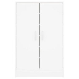 Berkfield Shoe Cabinet White 60X35X92 Cm Engineered Wood - thumbnail 5