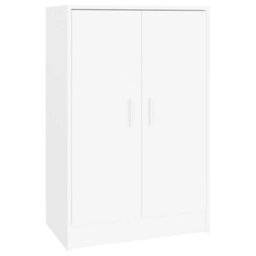 Berkfield Shoe Cabinet White 60X35X92 Cm Engineered Wood - thumbnail 2