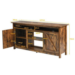 Industrial Tv Stand Tvs  Fireplace Tv Stand Entertainment Center - thumbnail 2