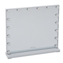 Living And Home Hollywood Mirror With 16 Led Dimmable Lights 3 Colors For Desk 62Cm X 52Cm - thumbnail 4