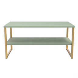 Tamworth Lagre Open Coffee Table In Reed Green (Ready Assembled) - thumbnail 1