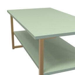 Tamworth Lagre Open Coffee Table In Reed Green (Ready Assembled) - thumbnail 5
