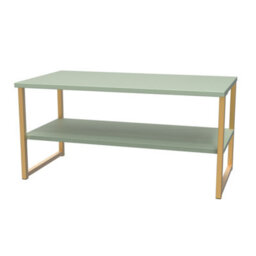 Tamworth Lagre Open Coffee Table In Reed Green (Ready Assembled) - thumbnail 3