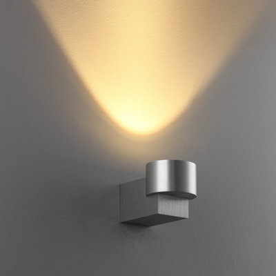 Ultra Beam Lighting Ultrabeam Brushed Aluminium Indoor Led Wall Uplighter 5 Watt Led 500 Lumens - image 1