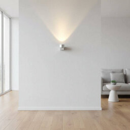 Ultra Beam Lighting Ultrabeam Brushed Aluminium Indoor Led Wall Uplighter 5 Watt Led 500 Lumens - thumbnail 3