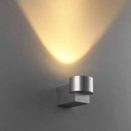 Ultra Beam Lighting Ultrabeam Brushed Aluminium Indoor Led Wall Uplighter 5 Watt Led 500 Lumens - thumbnail 2