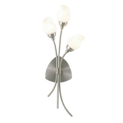 Luminosa Lighting Luminosa Rimini Wall Lamp 3 Light G9 Satin Chrome - image 1