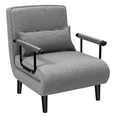 Single Fabric Sofa Bed Sleeper Couch Sofabed Settee Recliner Beds Folding - image 1