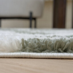 The Rugs Moodi Shaggy Green Erosan Rug Runner Abstract Thick High Pile For Living Rooms, Bedrooms, Hallways, Kitchens - thumbnail 5
