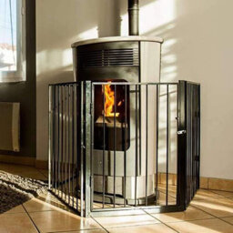 Simpa 4 Panel Safety Gate Nursery Guard Fire Guard 76Cm (H) X 240Cm (W) - thumbnail 3
