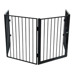 Simpa 4 Panel Safety Gate Nursery Guard Fire Guard 76Cm (H) X 240Cm (W)