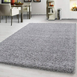 Prime Plus Extra Thick Heavy 5Cm Pile Soft Shaggy Rugs Modern Area Rugs Bedroom Hall Rugs (Light Grey, 80 X 150Cm) - thumbnail 3