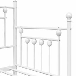 Berkfield Daybed Frame White 75X190 Cm Steel - thumbnail 9