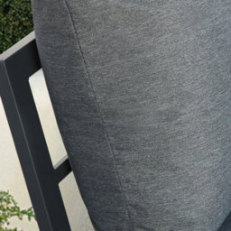 Rhea Platform Corner Sofa  4 Seater Garden Lounge Set With Table Gray - thumbnail 2