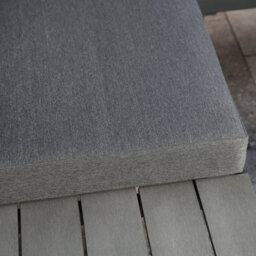 Rhea Platform Corner Sofa  4 Seater Garden Lounge Set With Table Gray - thumbnail 3