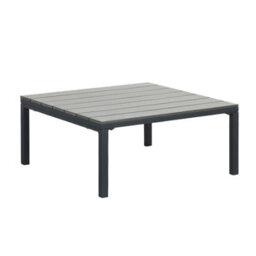 Rhea Platform Corner Sofa  4 Seater Garden Lounge Set With Table Gray - thumbnail 7
