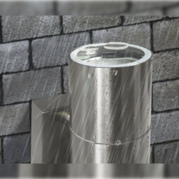 Long Life Lamps Company Outdoor Up Down Wall Light Dusk Till Dawn Sensor Stainless Steel Finish Zlc0203Dtd - thumbnail 7