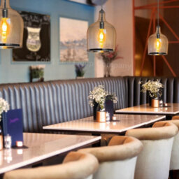 Long Life Lamps Company Modern Clear Transparent Glass Ceiling Pendant Shade Bell Bubble Effect H3022 - thumbnail 9
