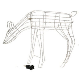 Samuel Alexander 63Cm Outdoor Twinkling Led Grazing Reindeer Christmas Decoration In Warm White - thumbnail 9