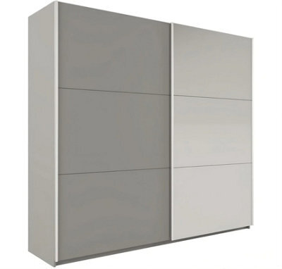 Arte Platinum Sliding Mirror Wardrobe 120Cm - Chic Storage, Polished Finish - image 1