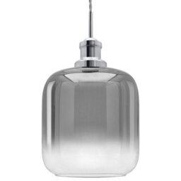 Long Life Lamps Company Modern Vintage Glass Grey Pendant Light M0202 - thumbnail 3