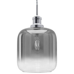 Long Life Lamps Company Modern Vintage Glass Grey Pendant Light M0202 - thumbnail 1