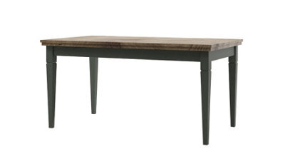Arte Evora 92 Extendable Dining Table W1600-2400mm H790mm D900mm - Green & Oak Lefkas, Versatile Seating - image 1