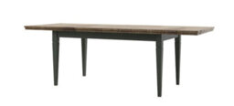 Arte Evora 92 Extendable Dining Table W1600-2400mm H790mm D900mm - Green & Oak Lefkas, Versatile Seating - thumbnail 3