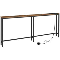 Console Table  Charging Station Sofa Couch Table 200 X 15 X 80 Cm Hallway Table - thumbnail 1