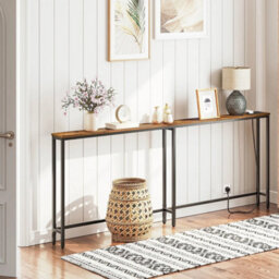 Console Table  Charging Station Sofa Couch Table 200 X 15 X 80 Cm Hallway Table - thumbnail 6