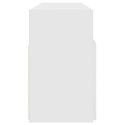 Berkfield Modern Tv Cabinet With Led Lights White 120X30X50 Cm - thumbnail 8
