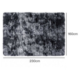 Marlow Rug Fluffy Plush Shaggy Soft Carpet For Living Room Floor Mat,grey - thumbnail 4
