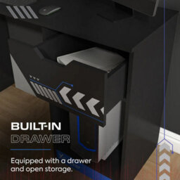 Xrocker X Rocker Octane 110Cm Gaming Desk With Drawer - Blue - thumbnail 3