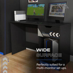 Xrocker X Rocker Octane 110Cm Gaming Desk With Drawer - Blue - thumbnail 4
